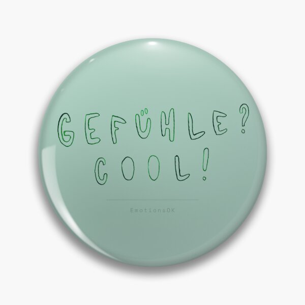 Item preview, Feelings? Cool! · Hand-painted typography, hand lettering, ink, forest green, mint designed and sold by EmotionsOK.