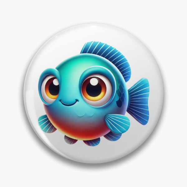 Item preview, Adorable Bluegill designed and sold by Sillytoe.