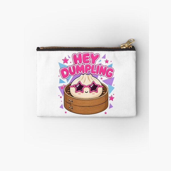 Item preview, Hey Dumpling – Kawaii Dim Sum in Bamboo Steamer with Retro Star Sunglasses designed and sold by EmeraldeaArt.