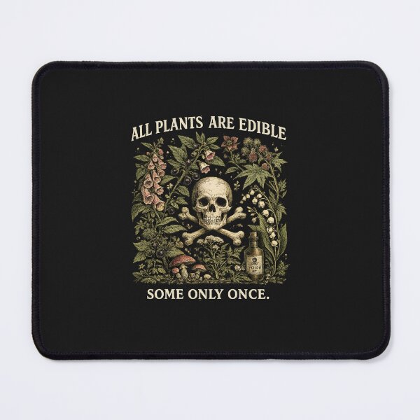 Item preview, All Plants Are Edible Some Only Once Shirt, Funny Plant Lover Tee, Gothic Gardening Shirt, Dark Botanical Graphic Tee, Gardener designed and sold by greatmar1.