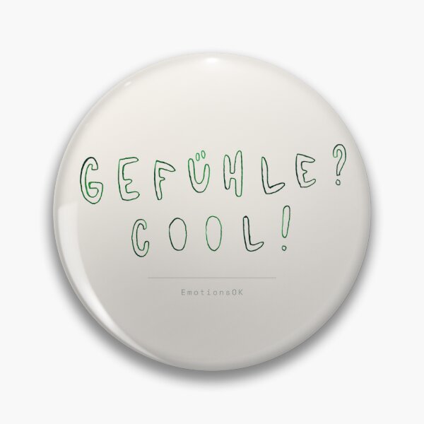 Item preview, Feelings? Cool! · Hand-painted typography, hand lettering, forest green ink, linen designed and sold by EmotionsOK.