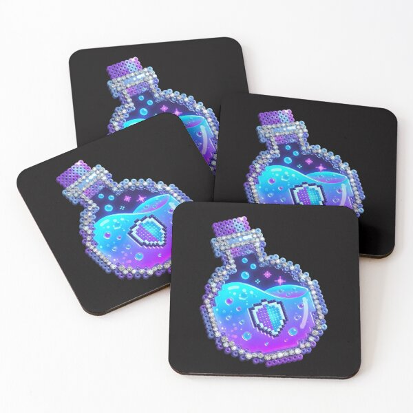 Item preview, Gamer Shield Potion Bottle 3D Diamond & Bead Mosaic Art designed and sold by Rahaf-shop9.