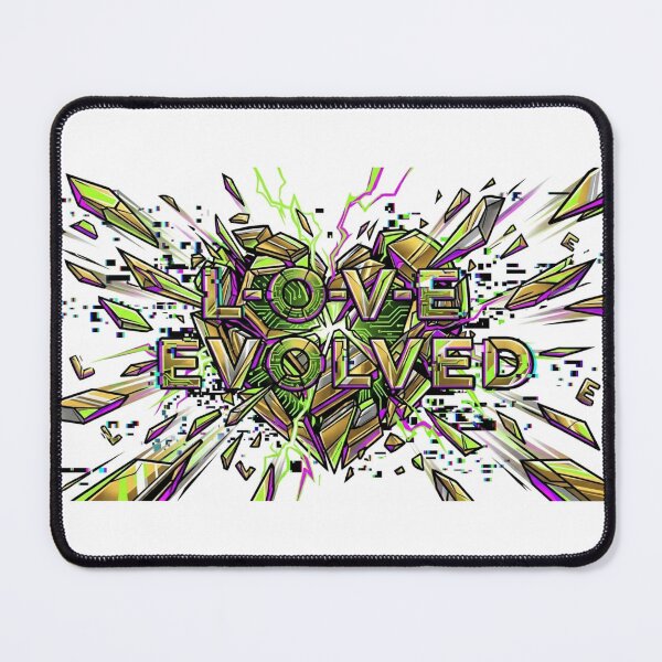 Item preview, Love Evolved - Modern Cyberpunk Art designed and sold by TariqAlNoor.