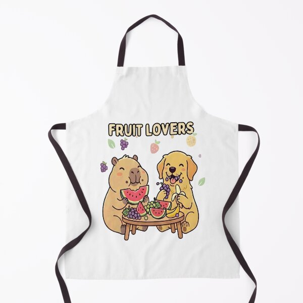 Item preview, Fruit Lovers Capybara And Dog Eating designed and sold by laughingshirts.