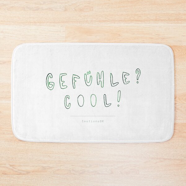 Item preview, Feelings? Cool! · Hand-painted typography, hand lettering, forest green ink designed and sold by EmotionsOK.