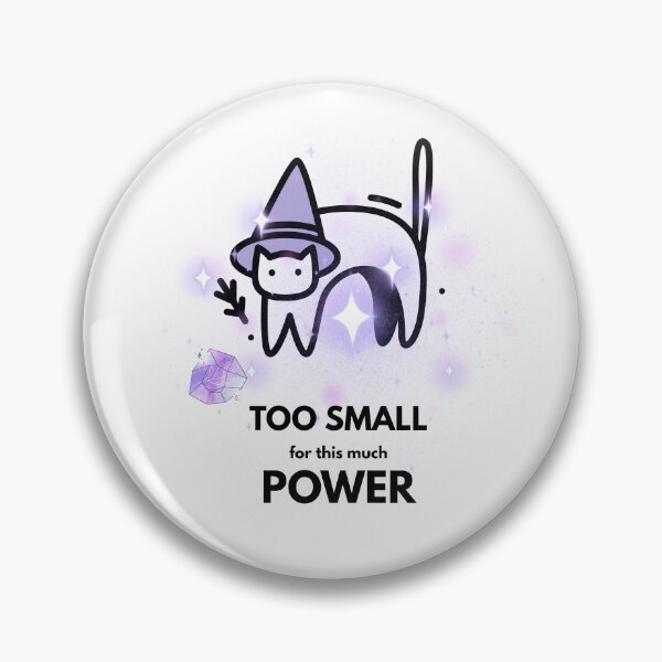 Item preview, Cute Wizard Cat Meme – Tiny But Powerful Magical Kitty designed and sold by AetherNest by Alicia Jia Dong.
