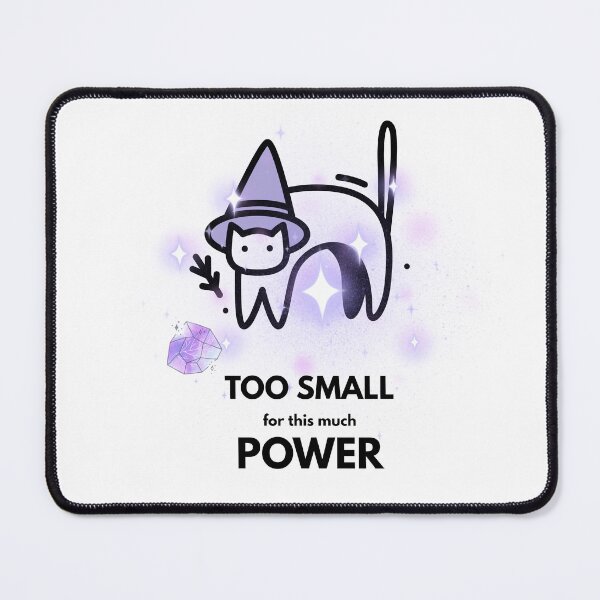 Item preview, Cute Wizard Cat Meme – Tiny But Powerful Magical Kitty designed and sold by AetherNest | Sacred Art by Alicia Jia D.