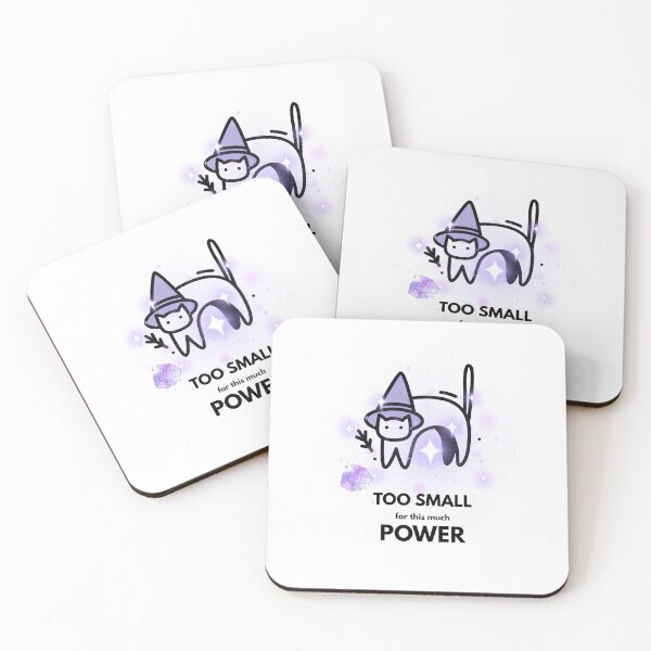 Item preview, Cute Wizard Cat Meme – Tiny But Powerful Magical Kitty designed and sold by AetherNest | Sacred Art by Alicia Jia D.