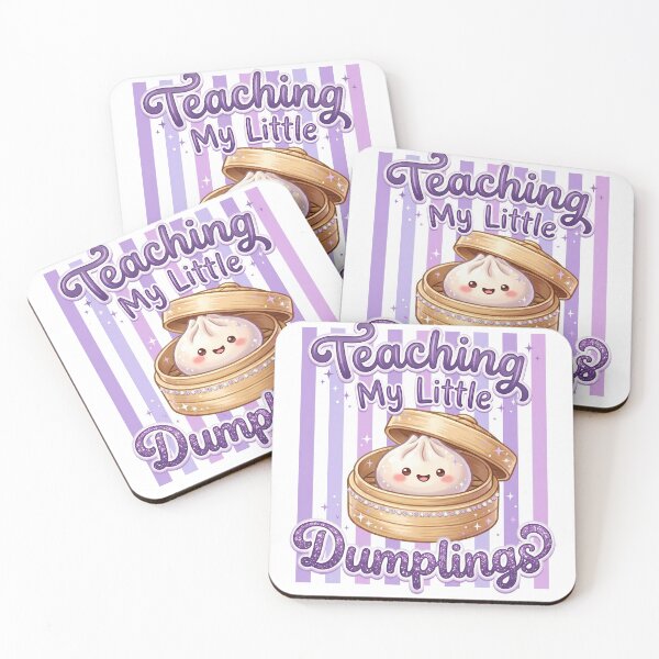 Item preview, Teaching My Little Dumplings – Cute Teacher Gift Kawaii Dim Sum Design designed and sold by EmeraldeaArt.