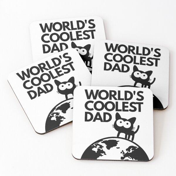 Item preview, WORLD'S COOLEST DAD | Funny Father's Day Gift Design designed and sold by MagnetStyle.