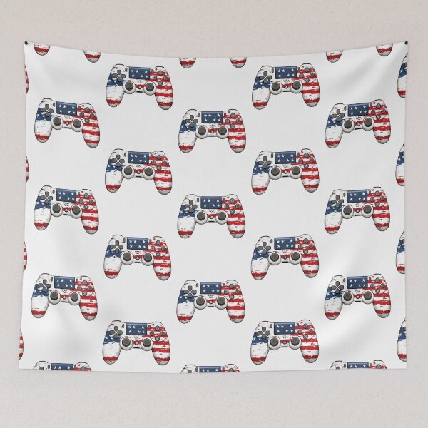 Item preview, American Flag Gamer 4th of July Video Games USA Patriotic designed and sold by smartrocket.