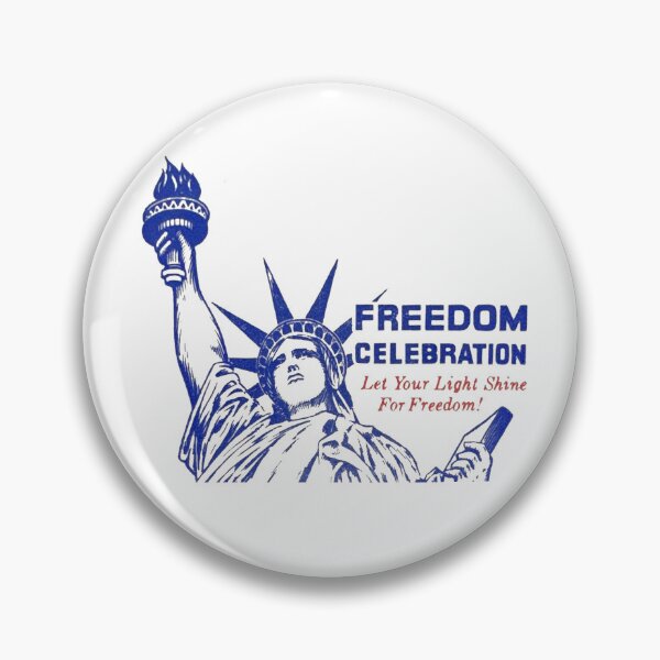 Item preview, Vintage Freedom Celebration - Let Your Light Shine For Freedom designed and sold by QuayTradingCo.