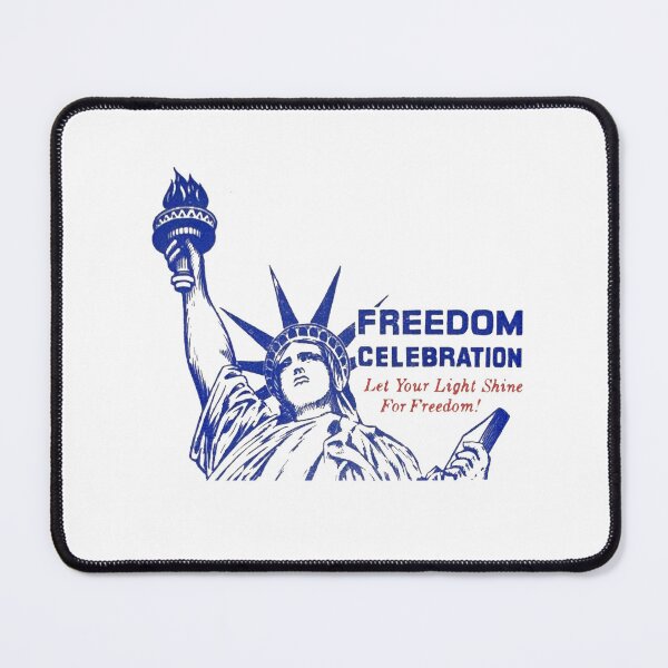 Item preview, Vintage Freedom Celebration - Let Your Light Shine For Freedom designed and sold by QuayTradingCo.