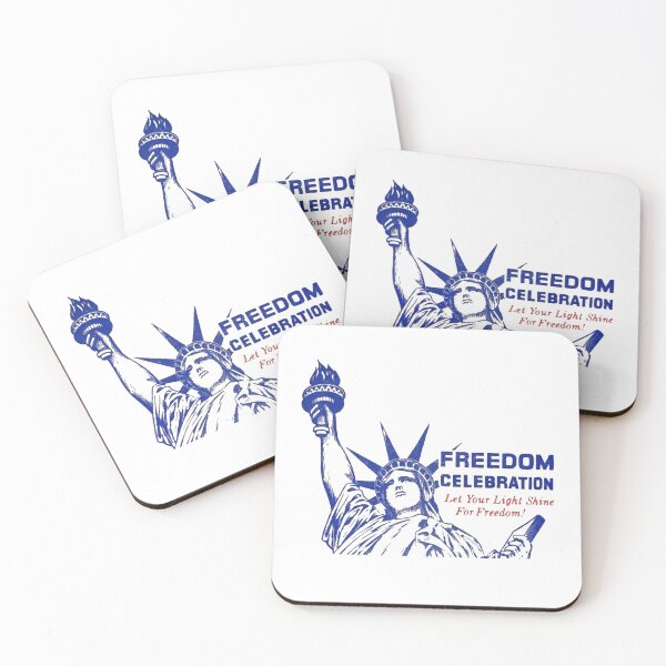 Item preview, Vintage Freedom Celebration - Let Your Light Shine For Freedom designed and sold by QuayTradingCo.