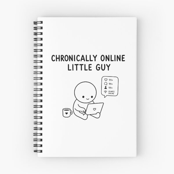 Item preview, Chronically Online Little Guy – Cute Internet Character designed and sold by INVITOARTE.