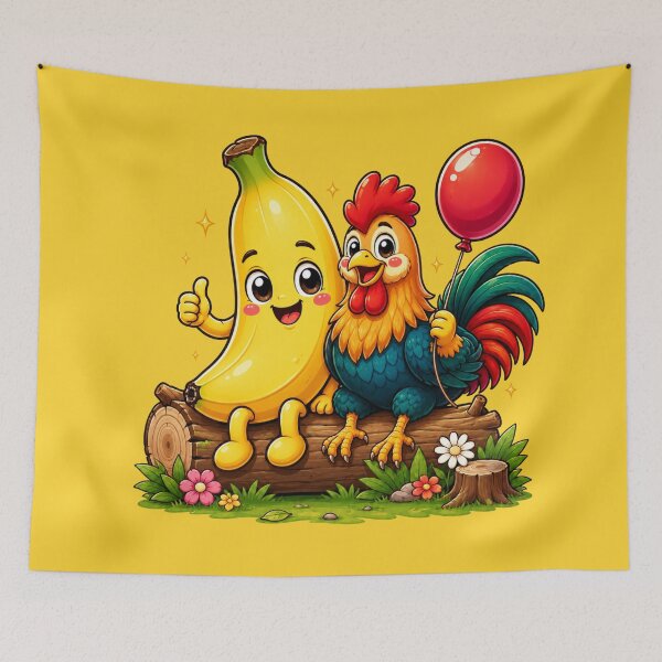 Item preview, Banana and Chicken designed and sold by skkyfaithArtz.