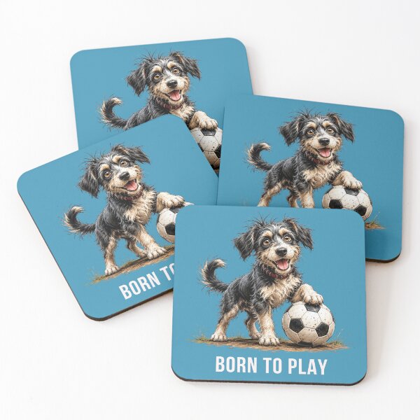 Item preview, Rescue Pup on the Field – Soccer Scruffy Dog Illustration designed and sold by PAPIRO SIGLO XXI.