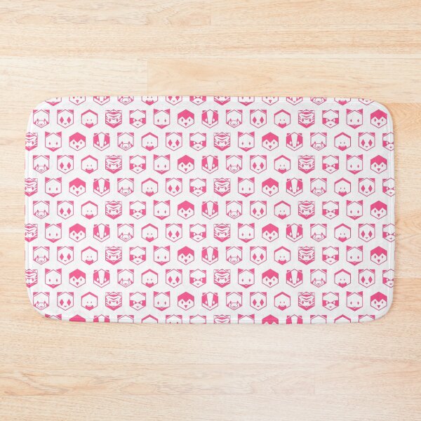Item preview, Honeycomb Animals Pink designed and sold by animinimal.