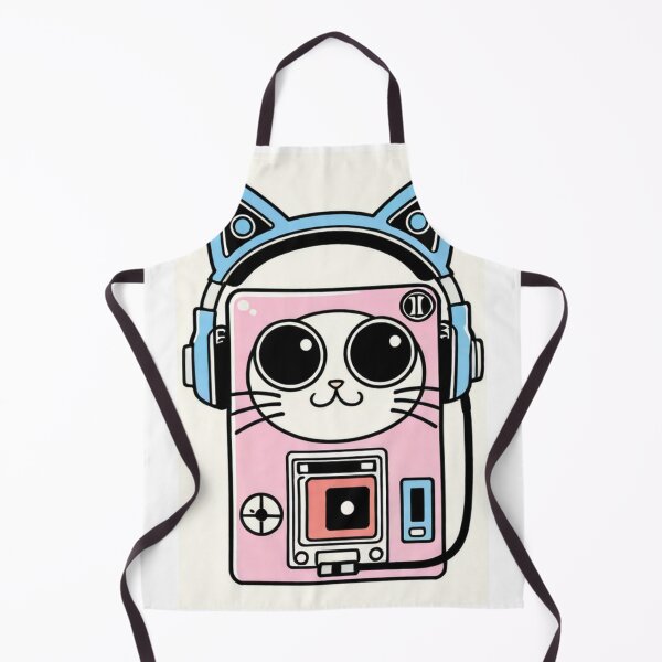 Item preview, Cat - Pink Walkman Retro Headphones designed and sold by DoodyPets.