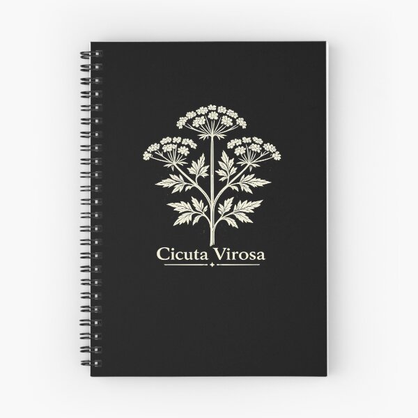 Artikelvorschau, Dark Academia Giftpflanze Cicuta Virosa Botanisches Gothic-Shirt entworfen und verkauft von nbg2012.