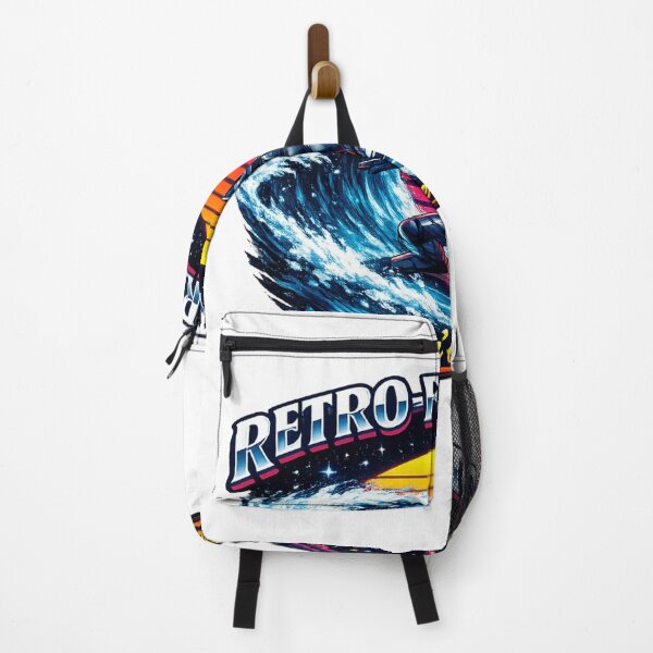 Item preview, Retro Futuristic Space Surfer Waves designed and sold by Dresut.
