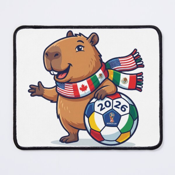 Item preview, World Cup 2026 Capybara North American Host designed and sold by CozyDesignsCo.