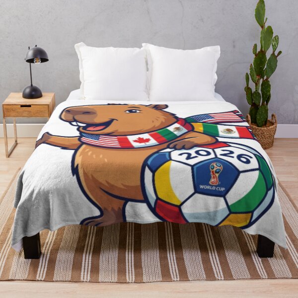 Item preview, World Cup 2026 Capybara North American Host designed and sold by CozyDesignsCo.