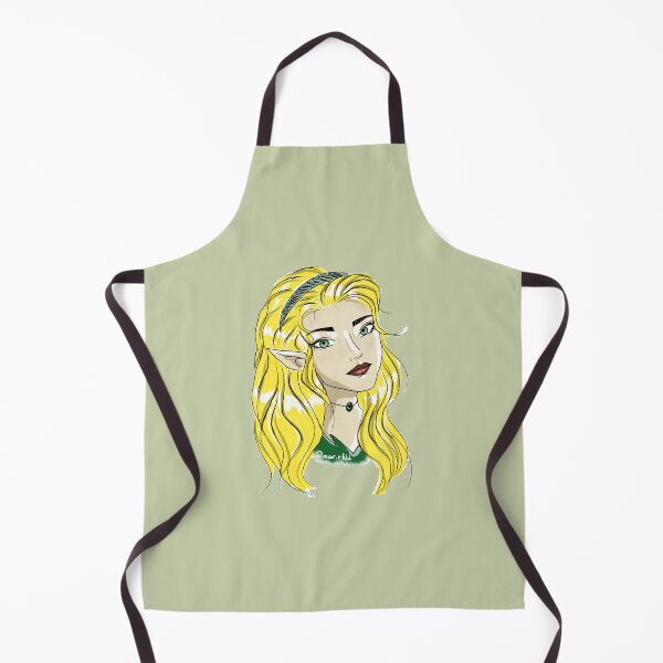 Item preview, Female elf fantasy portrait designed and sold by Mermaso Art.