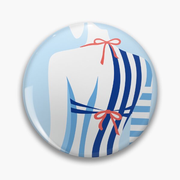 Item preview, Stripes Art, Minimal Nautical Back View Decor designed and sold by Studio pod Burom.