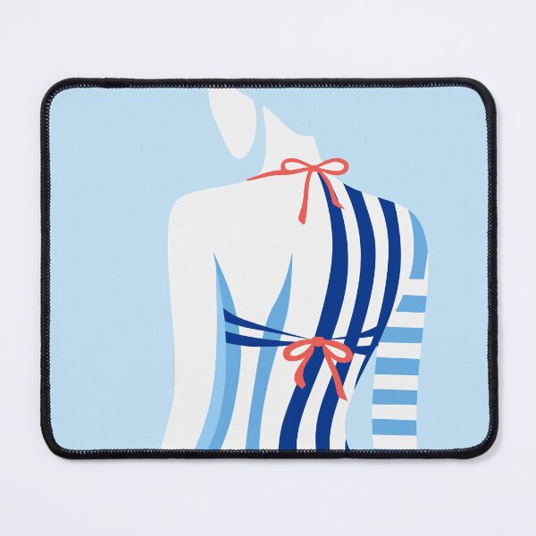Item preview, Stripes Art, Minimal Nautical Back View Decor designed and sold by Studio pod Burom.