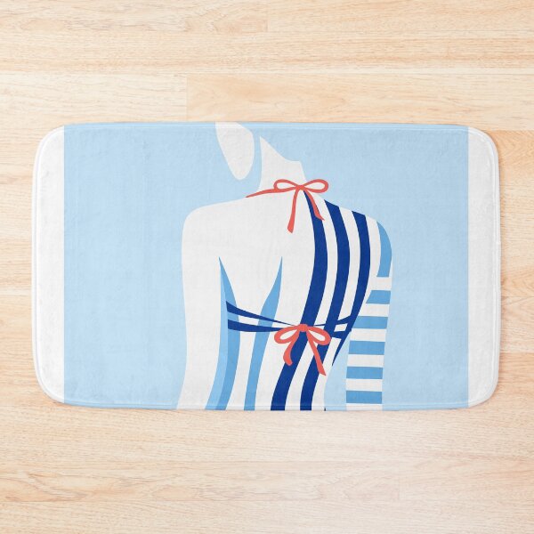 Item preview, Stripes Art, Minimal Nautical Back View Decor designed and sold by Studio pod Burom.