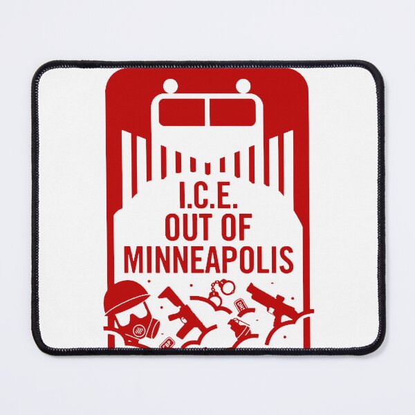 Item preview, ICE out of Minneapolis - red designed and sold by CakeEaterDesign.