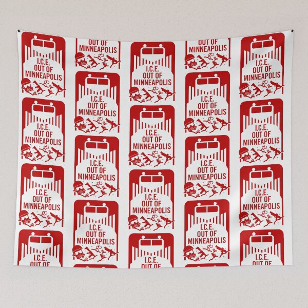 Item preview, ICE out of Minneapolis - red designed and sold by CakeEaterDesign.