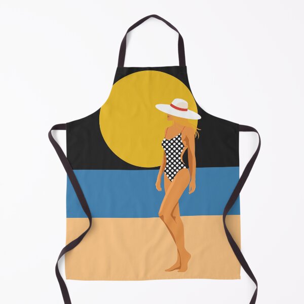Item preview, Woman Walking to Sea Beach Art designed and sold by Studio pod Burom.