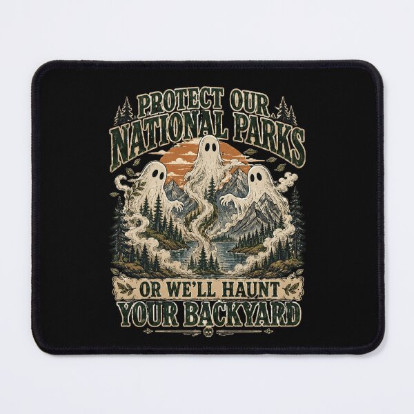 Item preview, Protect Our National Parks Ghost Forest Nature Activist Vintage Tee designed and sold by super-think.
