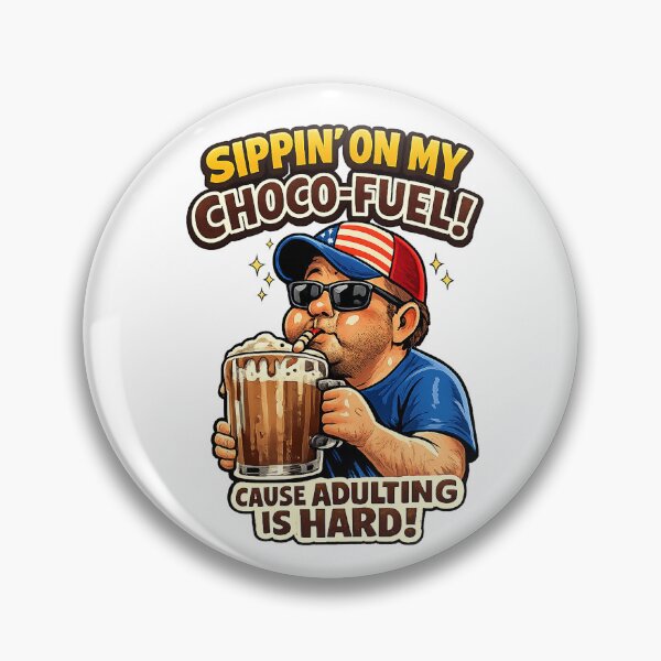 Item preview, Sippin On My Choco-Fuel Funny Chocolate Milk Lover Shirt Design designed and sold by Hookesmode.