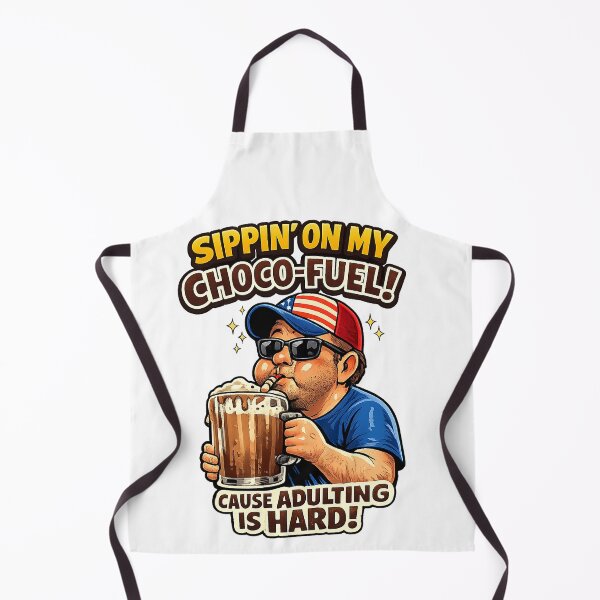 Item preview, Sippin On My Choco-Fuel Funny Chocolate Milk Lover Shirt Design designed and sold by Hookesmode.