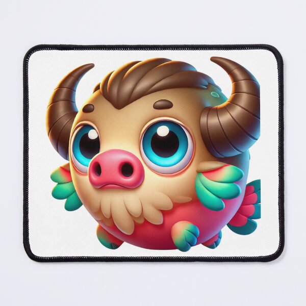 Item preview, Adorable Buffalo Fish designed and sold by Sillytoe.