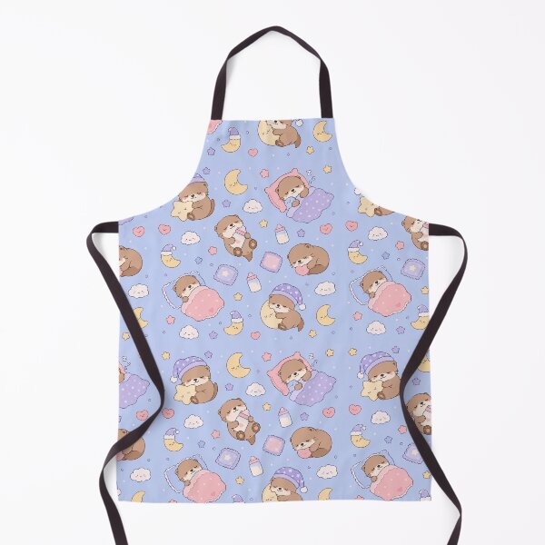 Item preview, Sleepy Otter Bedtime Kawaii Pattern designed and sold by Soft Berry Studio.