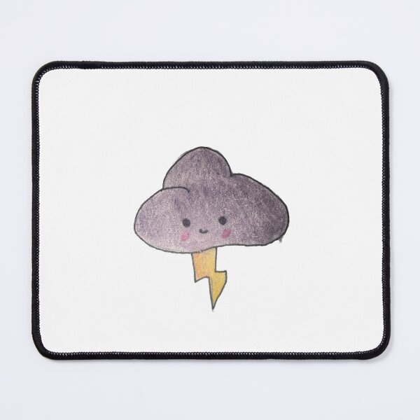 Item preview, purple thunder cloud designed and sold by KassiesKreation.