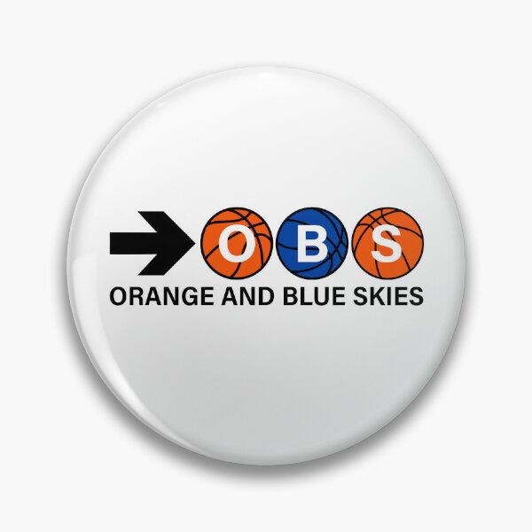 Item preview, OBS Orange and Blue Skies Knicks Finals Basketball Fan 2026 designed and sold by NuralsArt.