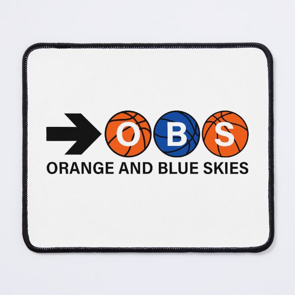 Item preview, OBS Orange and Blue Skies Knicks Finals Basketball Fan 2026 designed and sold by NuralsArt.