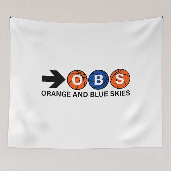 Item preview, OBS Orange and Blue Skies Knicks Finals Basketball Fan 2026 designed and sold by NuralsArt.