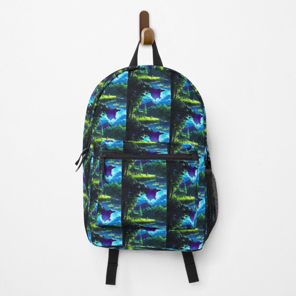 Item preview, Nature River Adventure – Human and Dog at the Playground | Peaceful Outdoor Friendship Design designed and sold by DervoTeck2767.