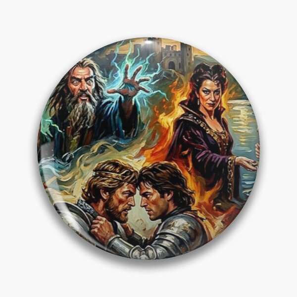 Item preview, The Sword of Legend – Excalibur Fine Art Print designed and sold by Art's Diner.