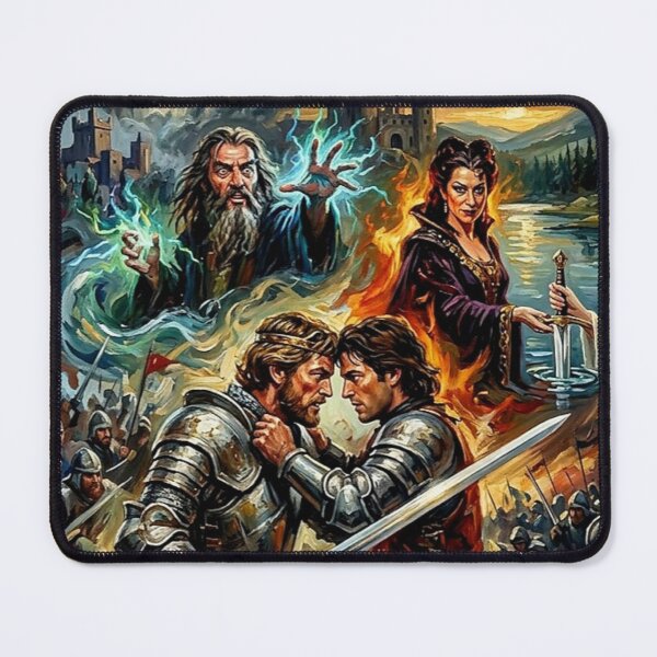 Item preview, The Sword of Legend – Excalibur Fine Art Print designed and sold by Art's Diner.