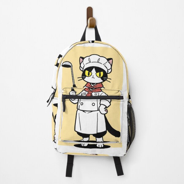 Item preview, Cat - Tuxedo Chef Hachimaki White Apron designed and sold by DoodyPets.