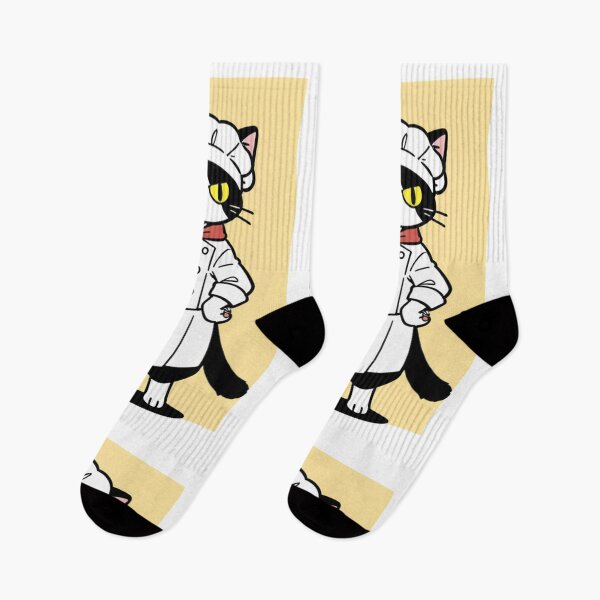 Item preview, Cat - Tuxedo Chef Hachimaki White Apron designed and sold by DoodyPets.