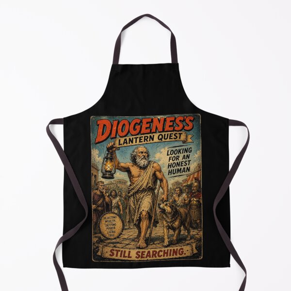 Item preview, Diogenes' Lantern Quest – Looking for an Honest Human designed and sold by PHILOSOPHY-SWAG.
