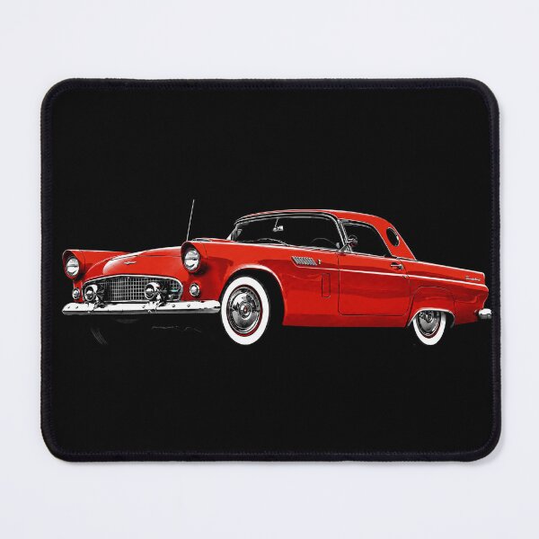 Item preview, 1956 Ford Thunderbird – Red Classic American Roadster Art designed and sold by Stinky Lincy's Apparel Company.